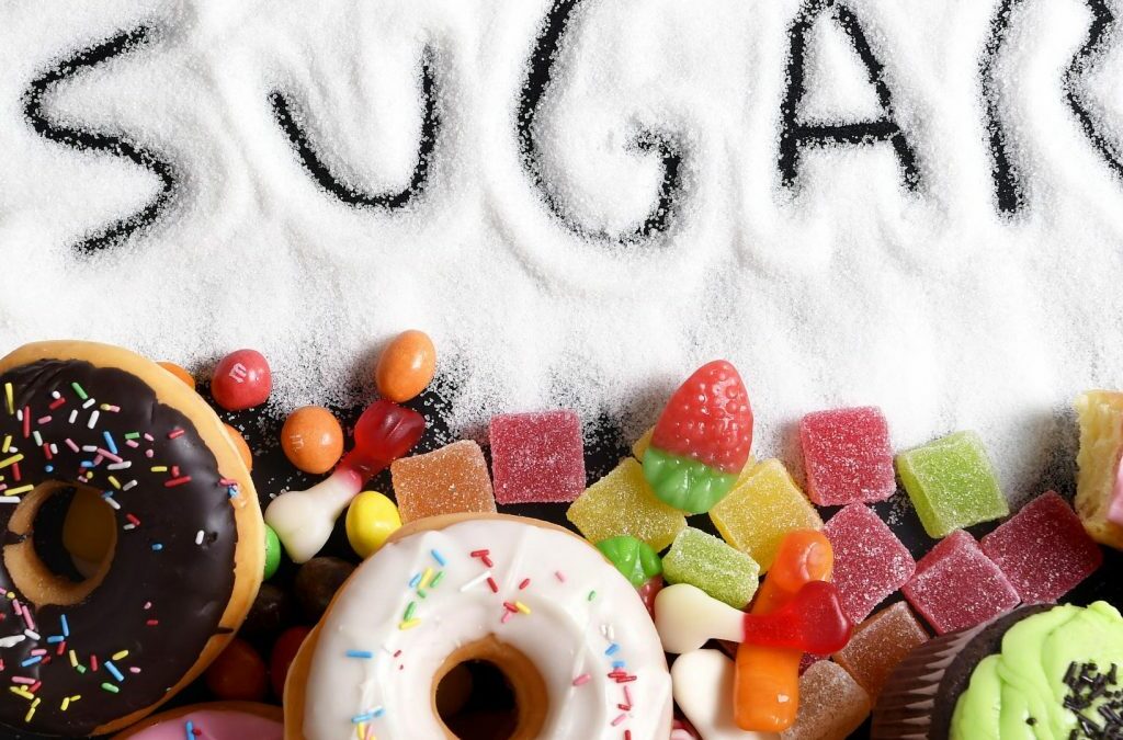 Zucker und Süßigkeiten